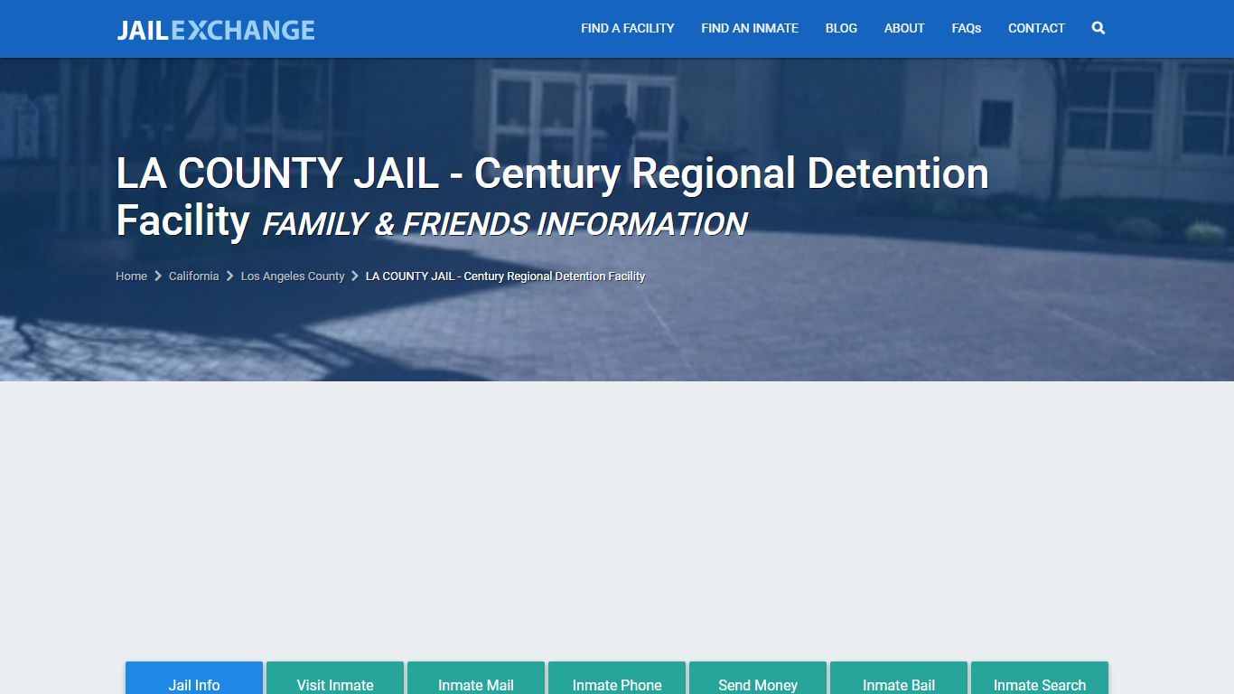 LA COUNTY JAIL - Century Regional Detention Facility ...